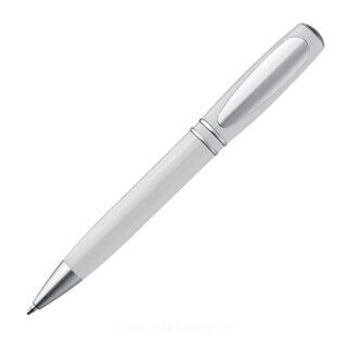 Plastic stylus ball pen with two rings