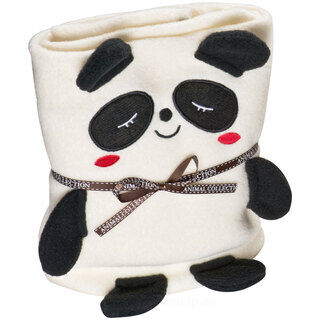 Blanket for kids with panda bear motif